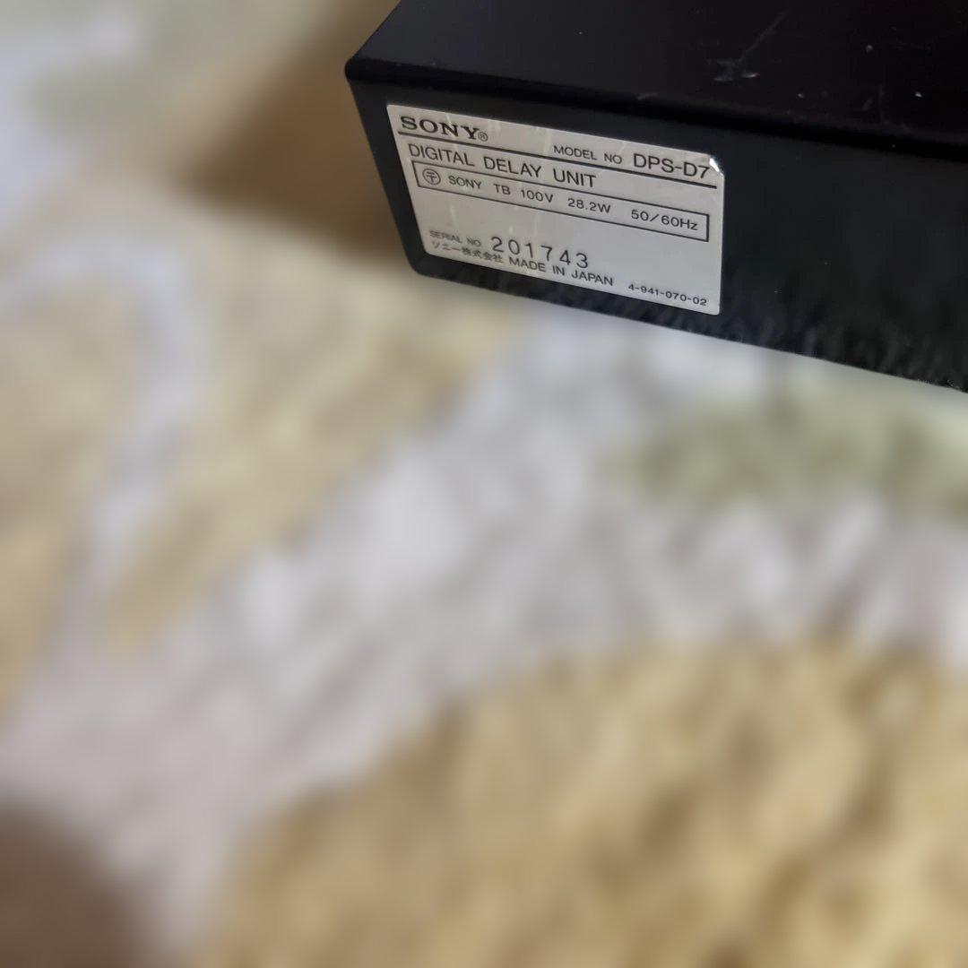 SONY DPS-D7 デジタルリバーブレーター