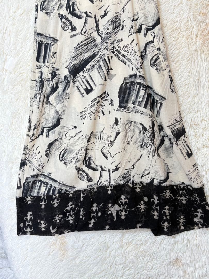 ISSEY MIYAKE ノースリーブ　ロングワンピースパンツ　M