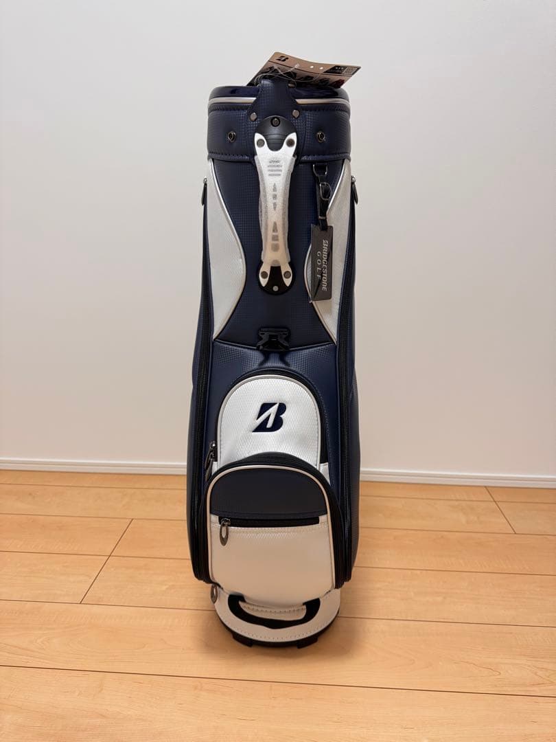 BRIDGESTONE GOLF キャディバッグ ネイビー/ホワイト