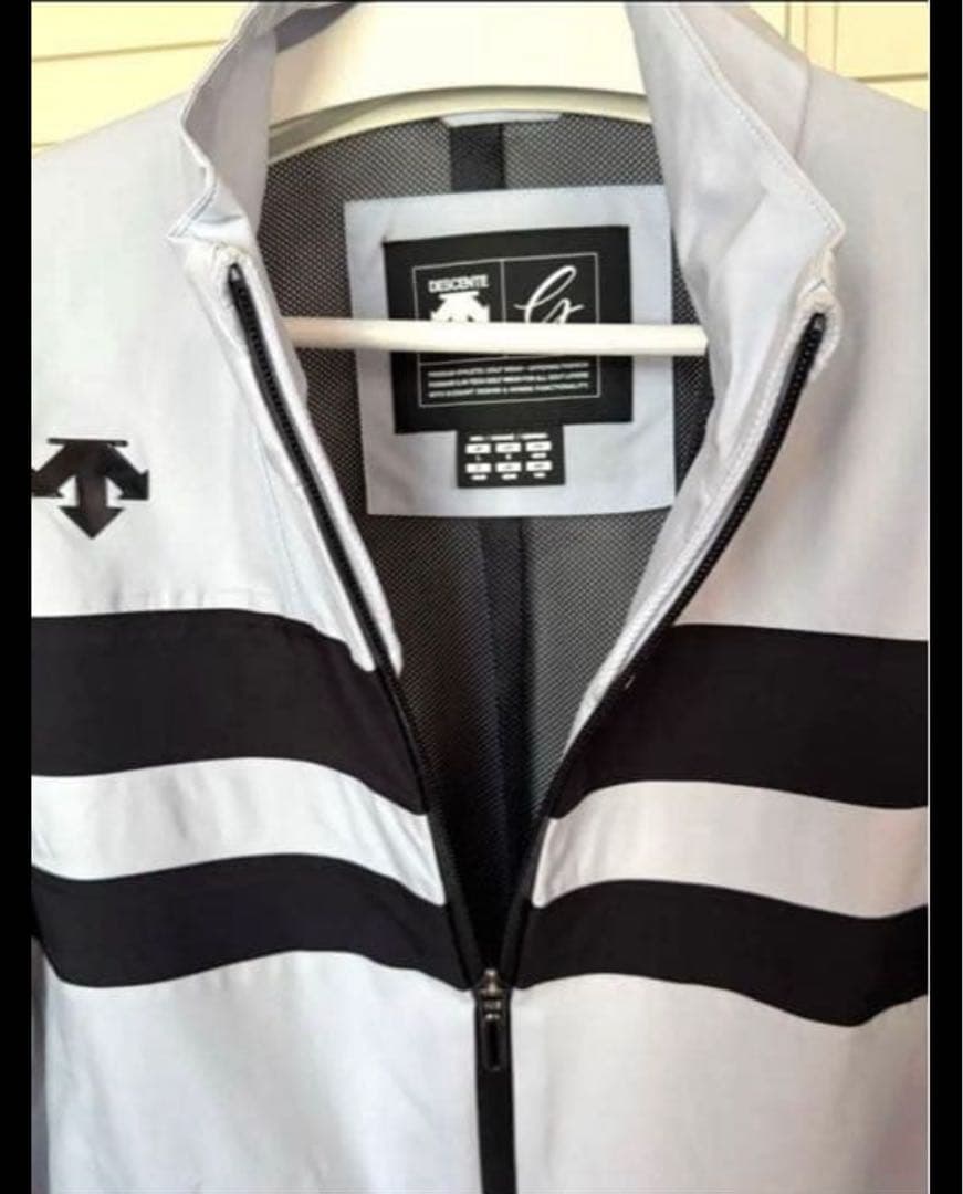 DESCENTE GOLF レインウェア　グレー/ブラック　美品