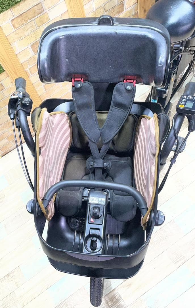 超人気ブラック系 パナソニック 子供乗せ電動アシスト自転車 H3340