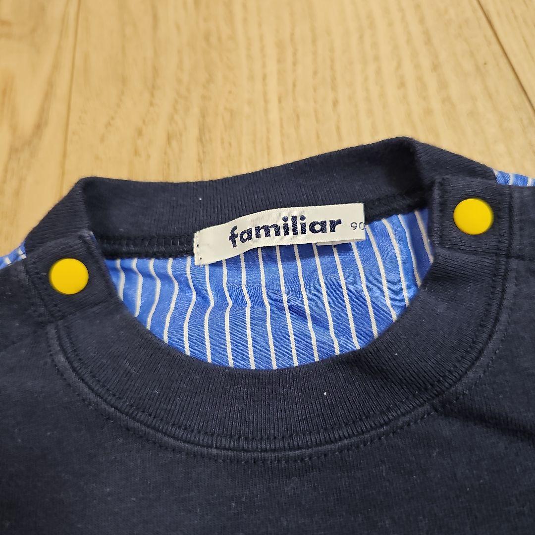 familiar 　ファミリア　長袖Tシャツ