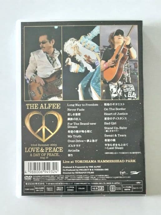 【未開封】THE ALFEE アルフィー LOVE & PEACE DVD2枚