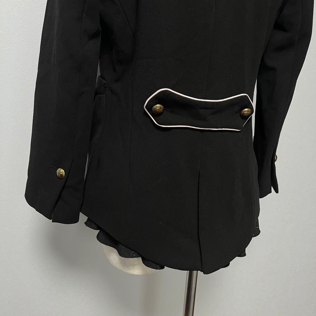 ナポレオン ジャケット ダークコア y2k 海外ガール ゴシック 退廃的 軍服風