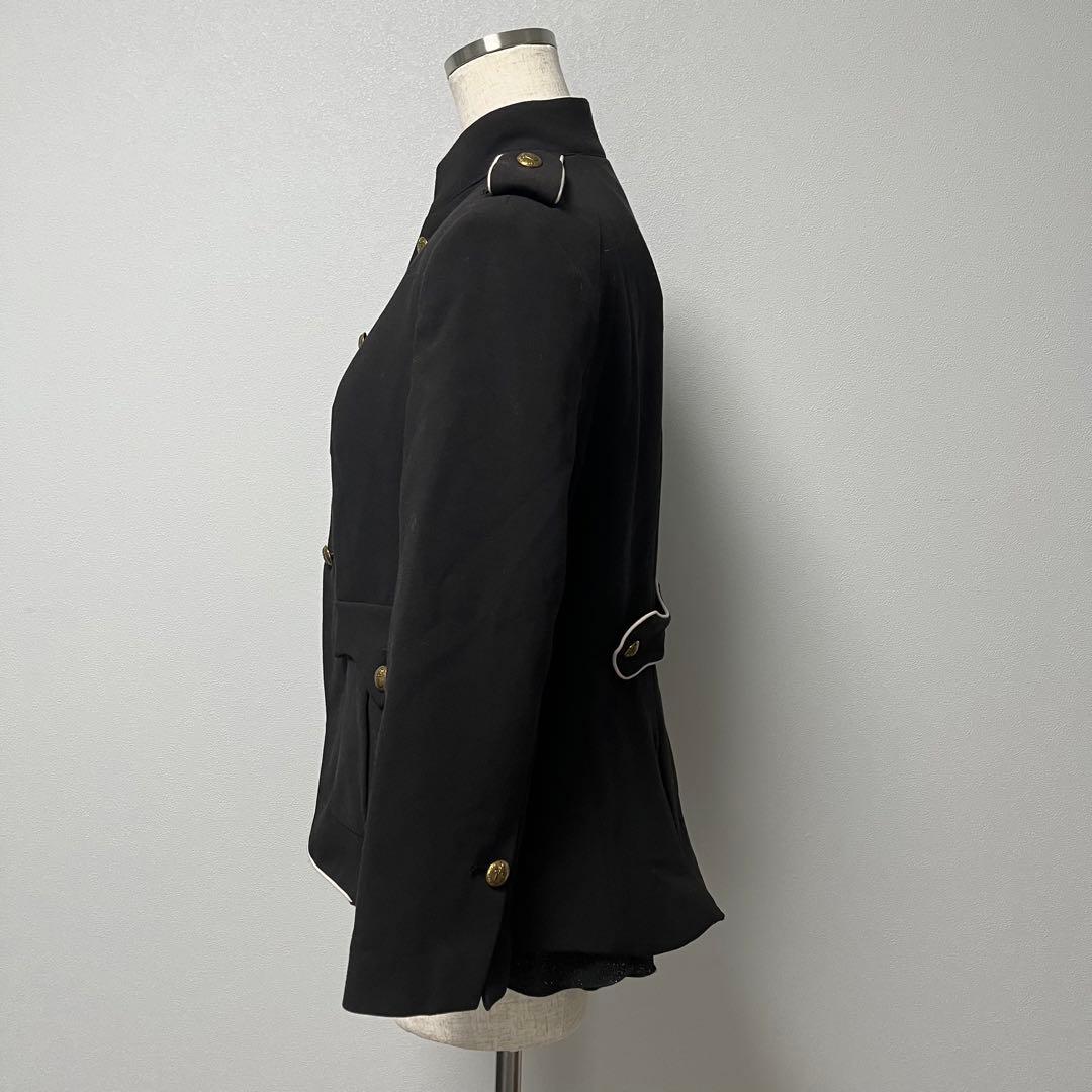 ナポレオン ジャケット ダークコア y2k 海外ガール ゴシック 退廃的 軍服風