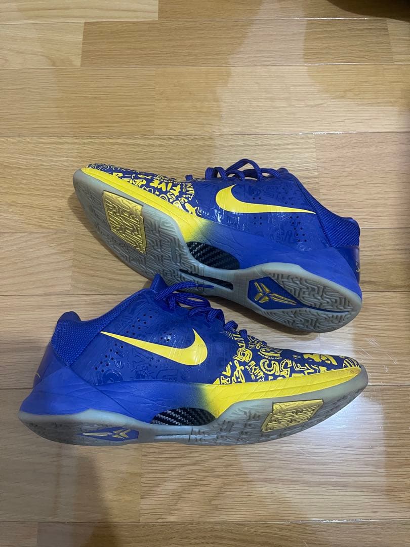 コービー5 5rings 29cm Nike バスケットボールシューズ 青と黄