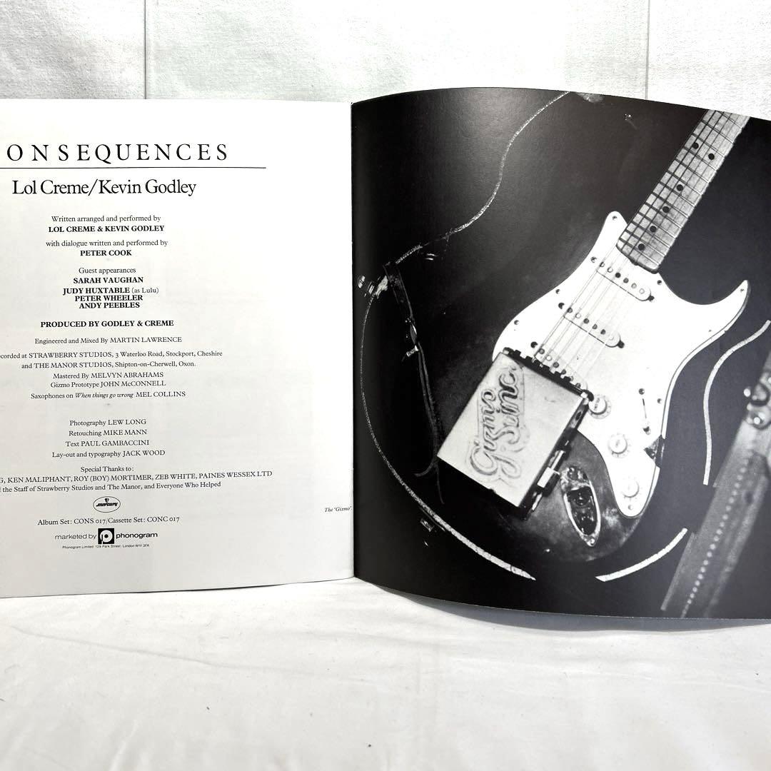 3LP盤 Creme&Godley/ CONSEQUENCES