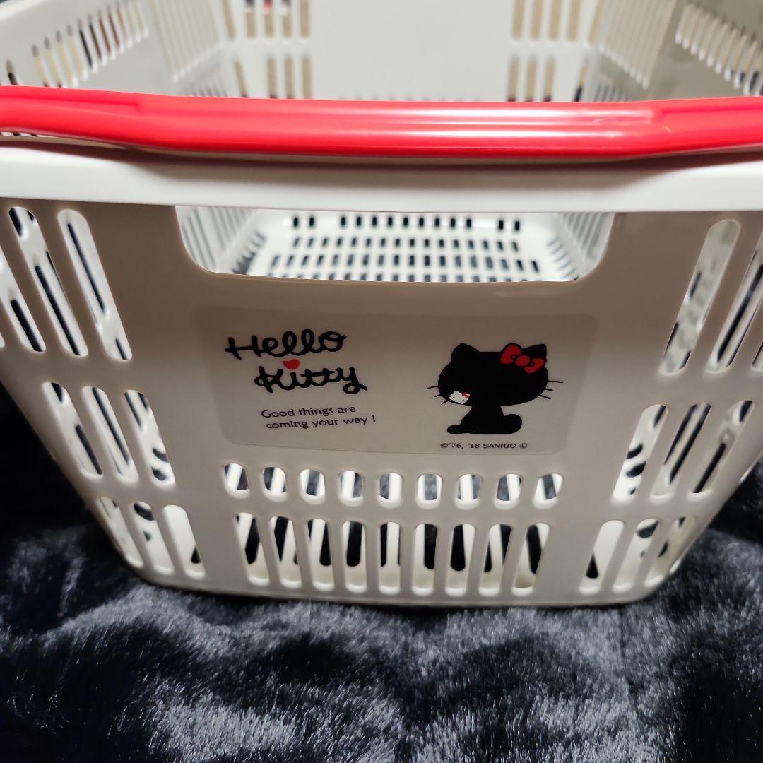 ハローキティ　マイバスケット　33L　ホワイト　グレー　2個セット　新品