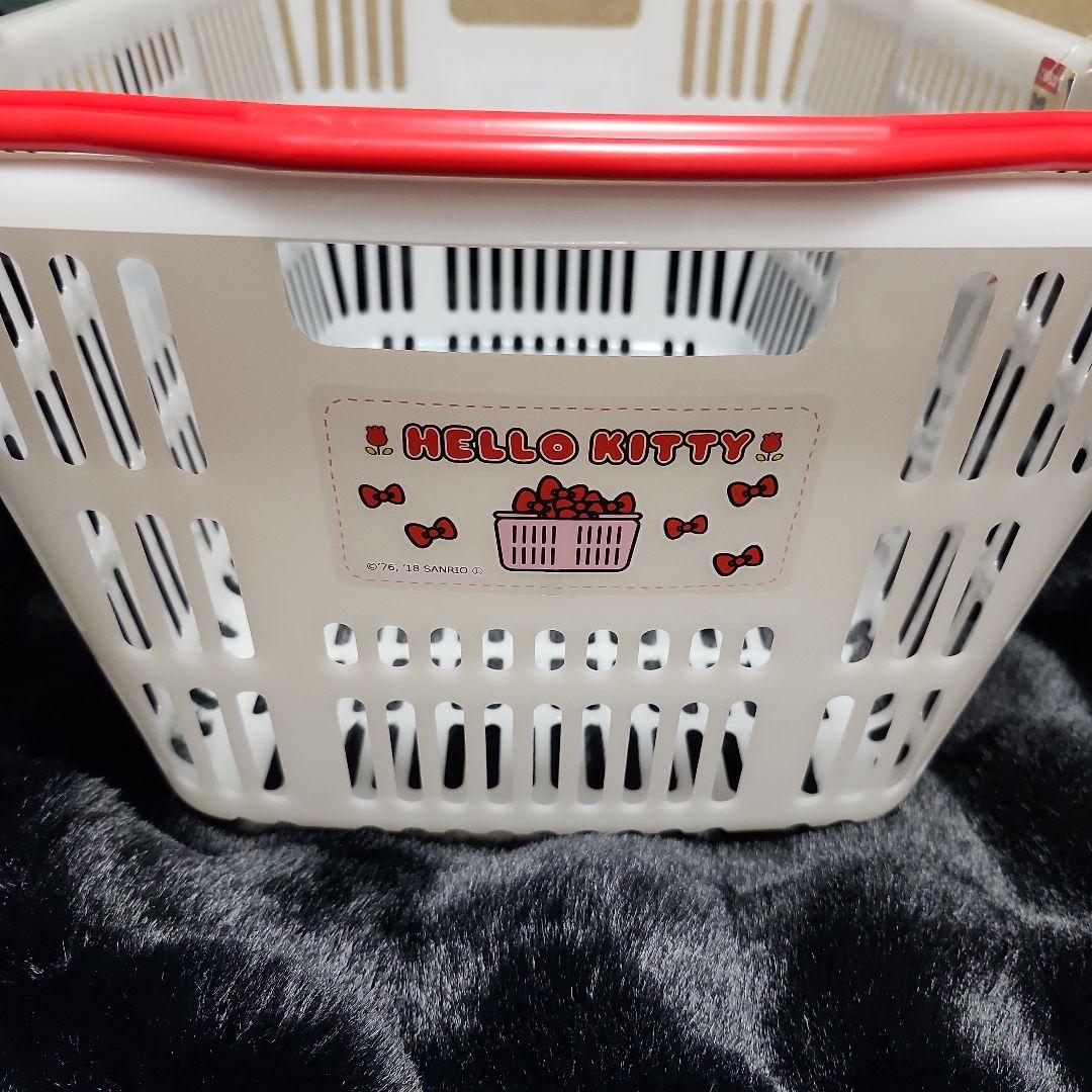 ハローキティ　マイバスケット　33L　ホワイト　グレー　2個セット　新品