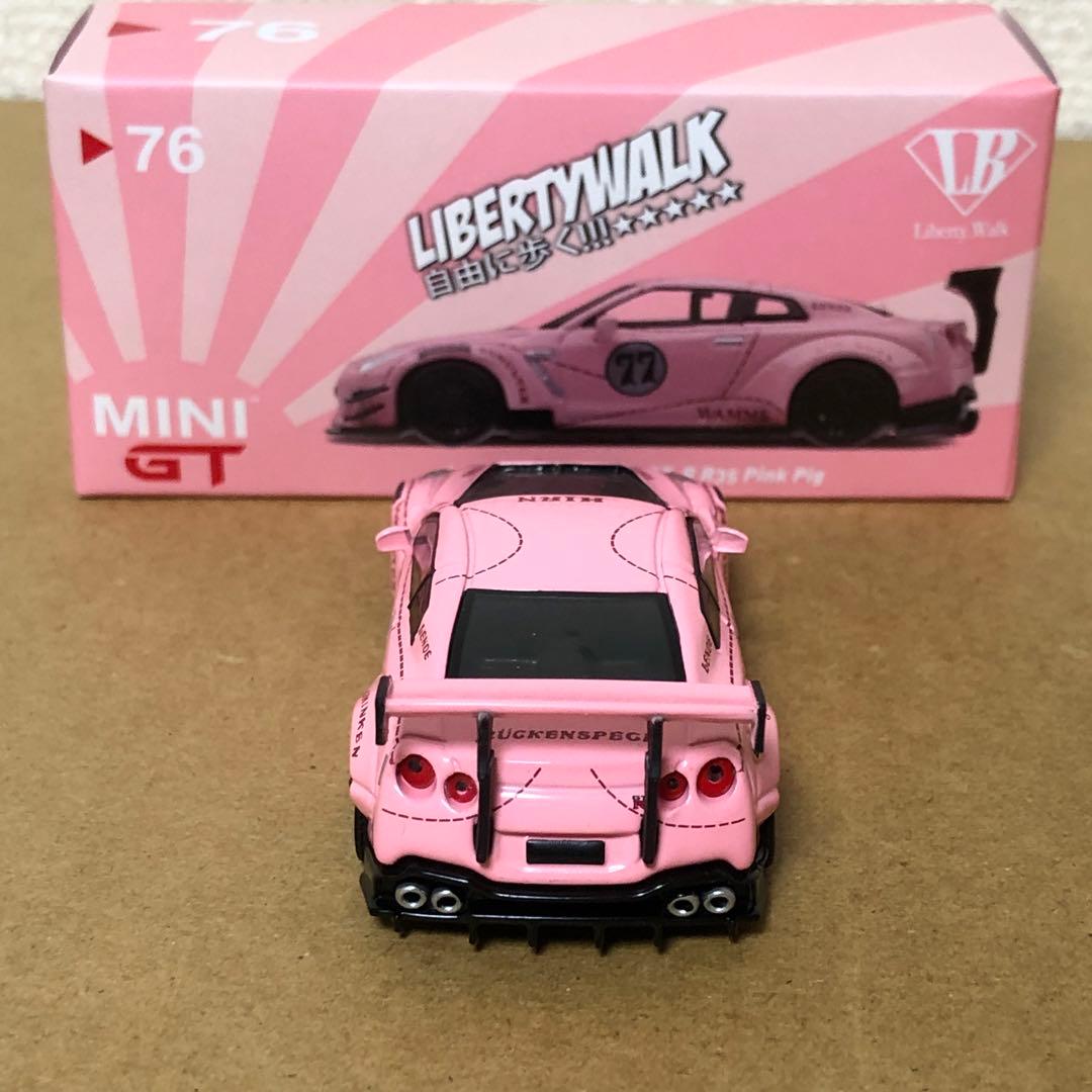 MINI GT ミニGT　LBWK　日産 GT-R R35　PINK PIG