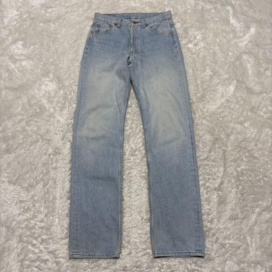 希少 90s リーバイス 501 デニム 米国製 赤文字 W30 バレンシア工場