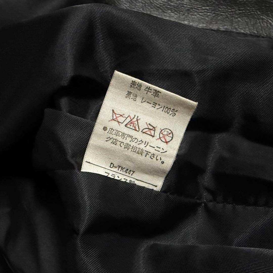 A.P.C. 牛革 カウ レザー ライダース ジャケット ブルゾン ブラック M