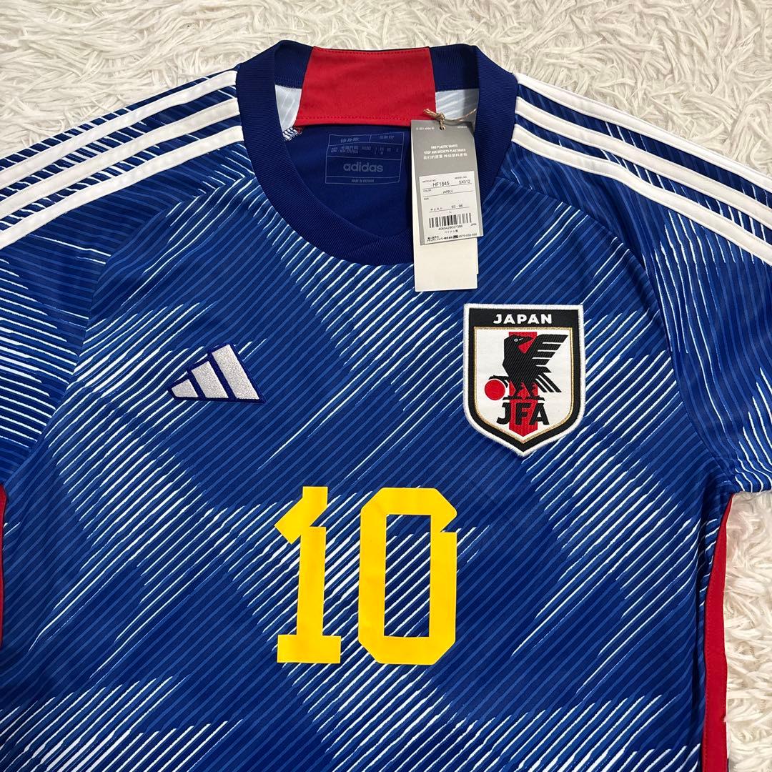 g*2様 新品 美品 サッカー 日本代表 レプリカ ユニフォーム 南野拓実 10