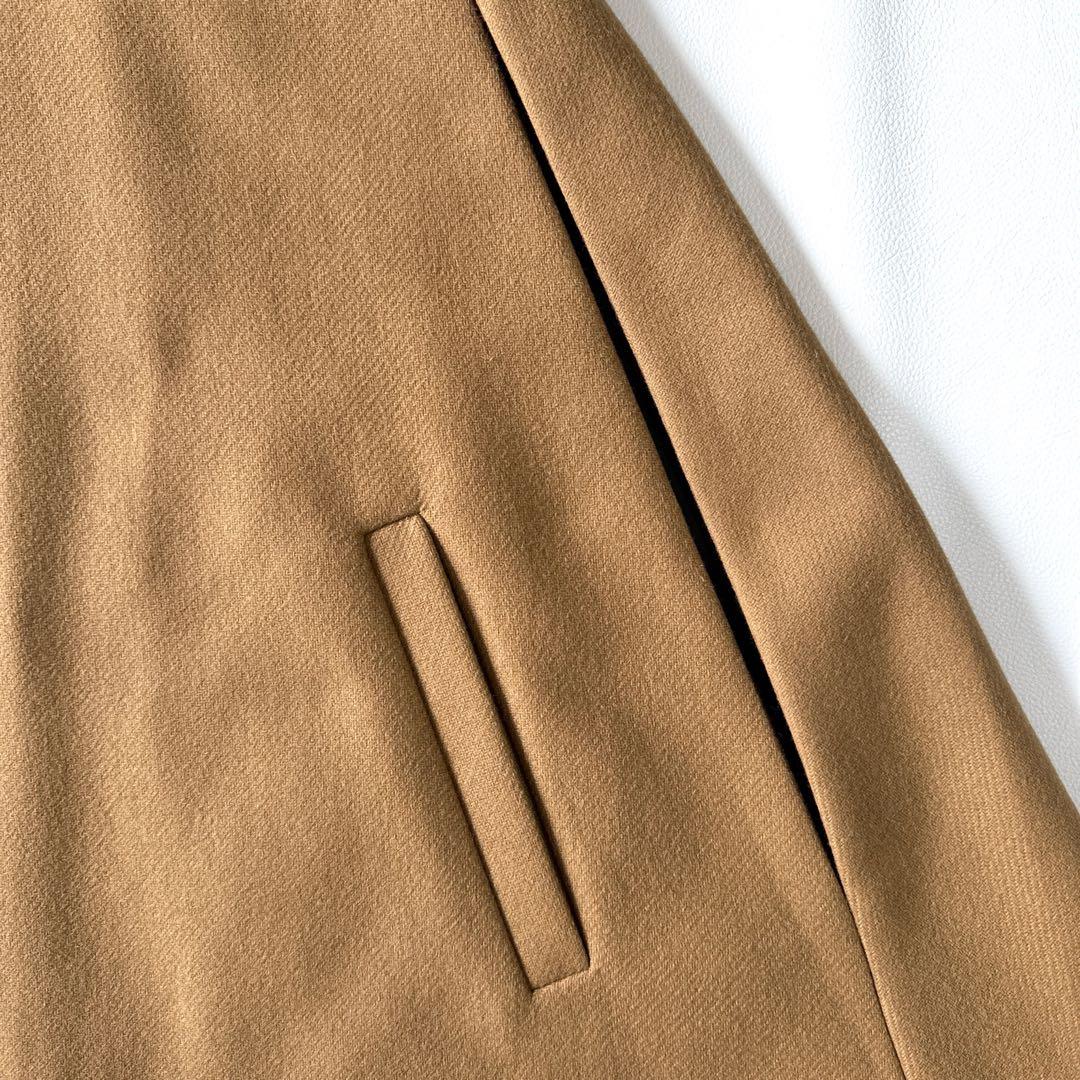 ZARA マンテコ ケープ ポンチョ キャメル XS