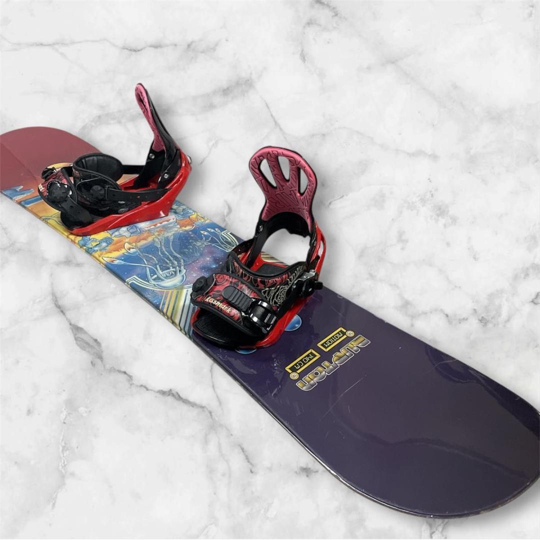 ジュニア BURTON Motion 140cm スノボ バインセット バートン