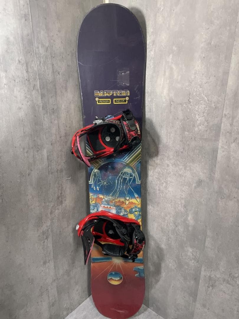 ジュニア BURTON Motion 140cm スノボ バインセット バートン