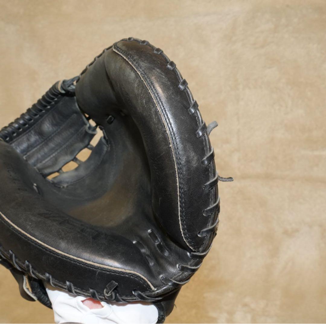 【硬式】ZETT キャッチャーミット ブラック 捕手用