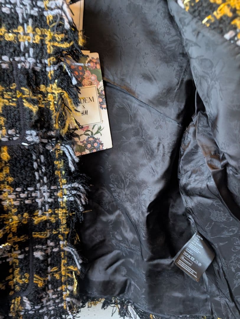 コメントあり 新品未使用！ERDEM コラボ ツイードジャケット