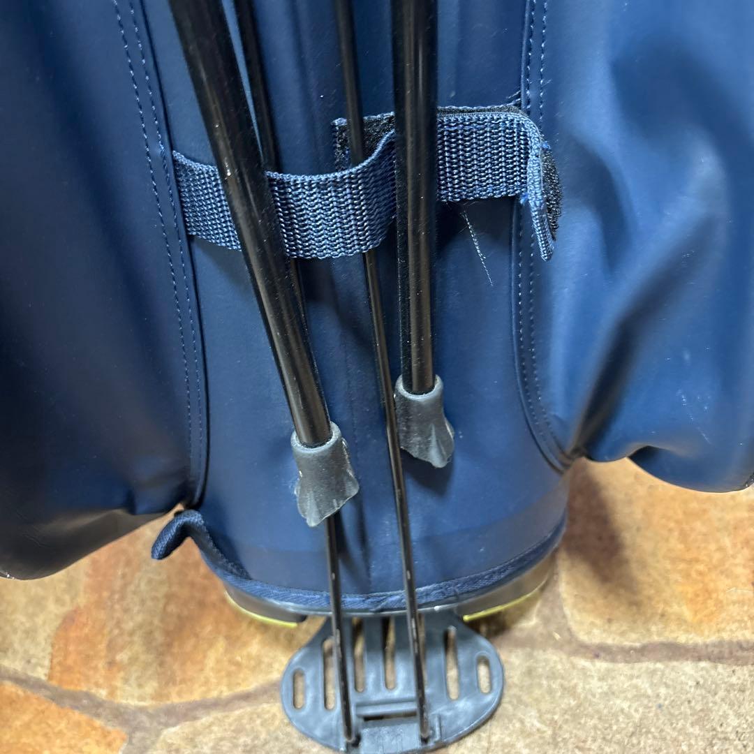 寶BV-1143 adidas アディダス キャディバッグ スタンド式 ネイビー