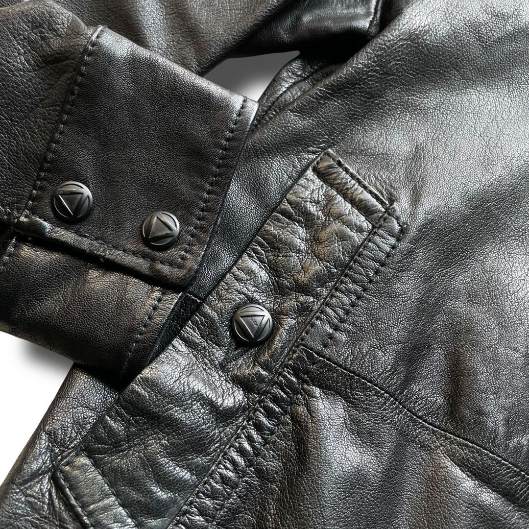 ジースターロウ 山羊革 ゴートレザー スイングトップ ジャケット size M