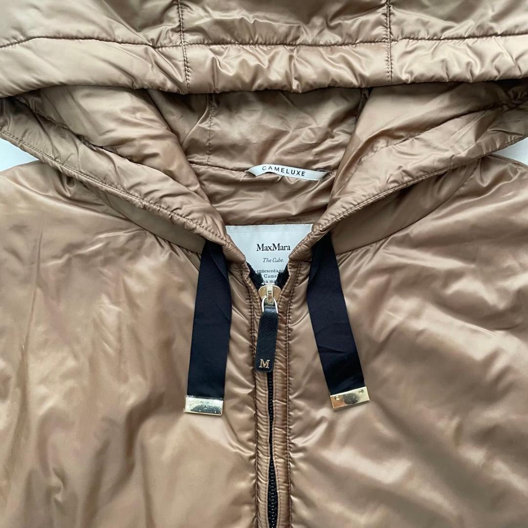 MaxMara The Cube CAMELUXE ケープ　ポンチョ　中綿　M