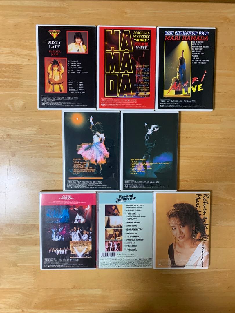 浜田麻里 初期DVD 8枚セット