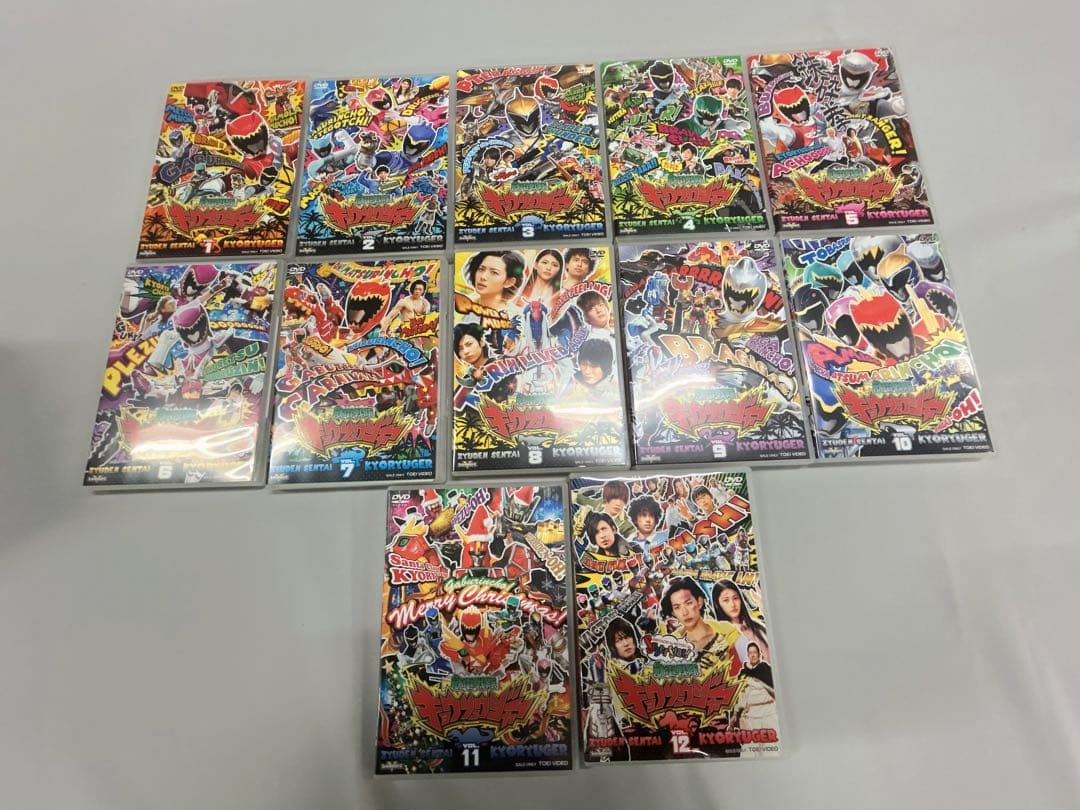 全巻セットDVD 獣電戦隊 キョウリュウジャー 全12巻全巻収納BOX付き