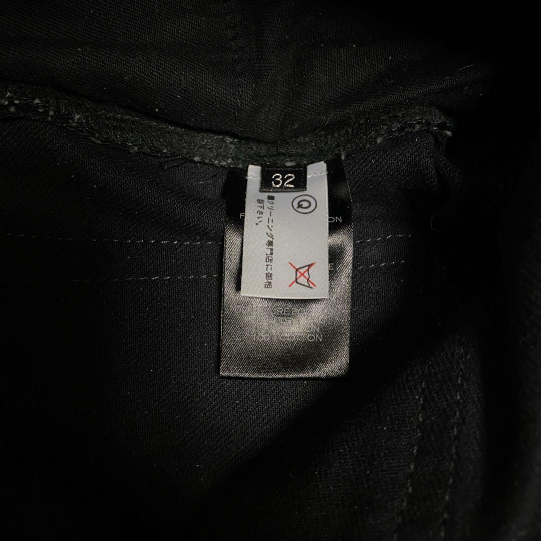 パンツ BALMAIN AW14 wax coated biker cargo pant