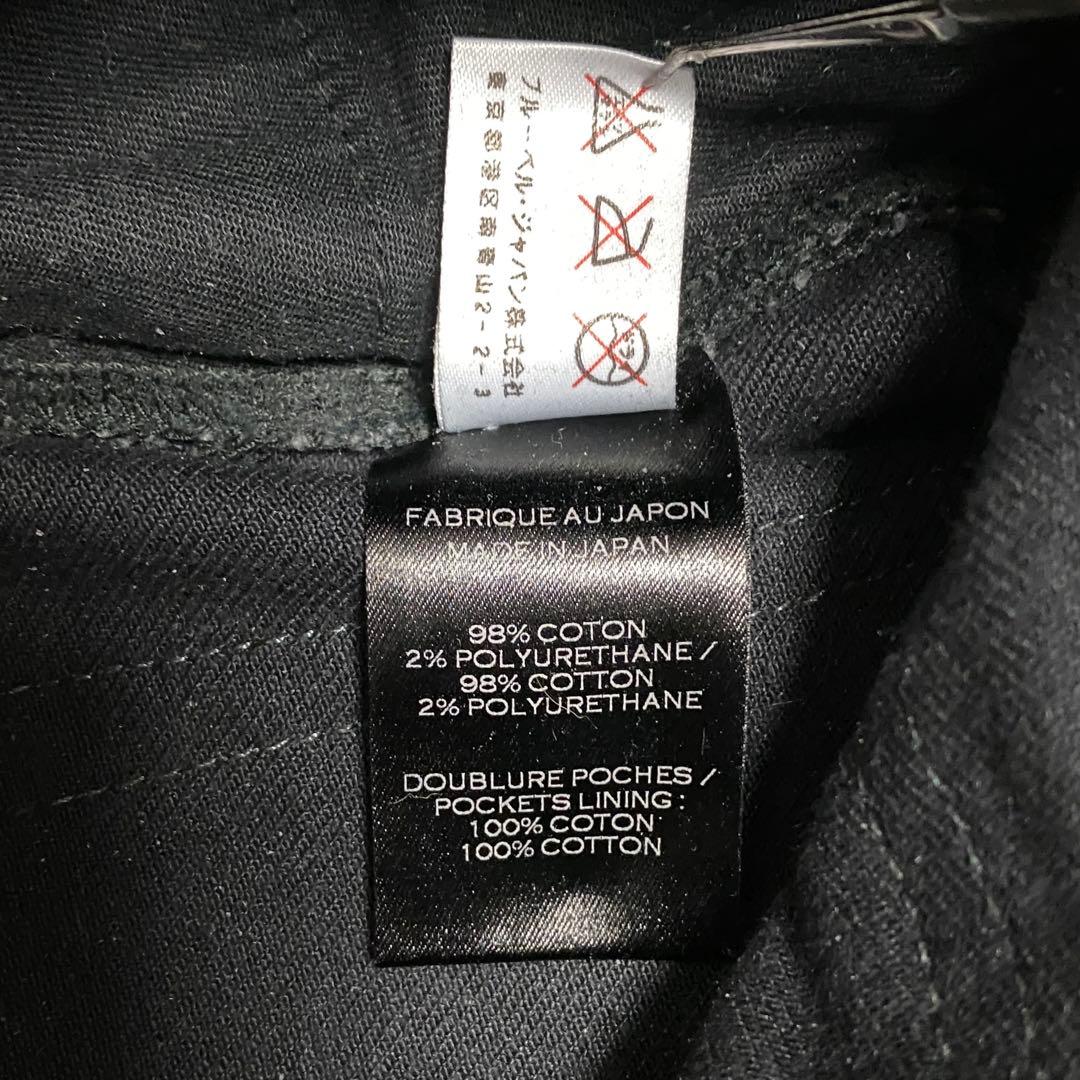 パンツ BALMAIN AW14 wax coated biker cargo pant