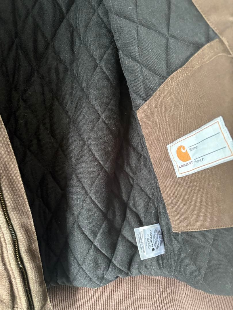 カーハート　carhartt アクティブジャケット　ダークブラウン