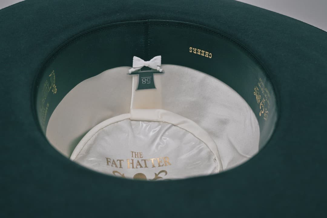 THE FAT HATTER Cheers チャコール 58 フェルトハット