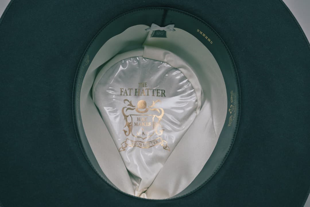THE FAT HATTER Cheers チャコール 58 フェルトハット