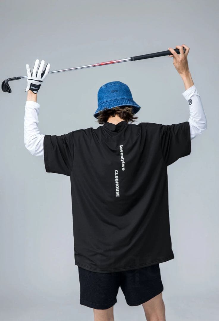 新品タグ付＊定価¥7,920＊ANTIQUA GOLF×STCH ロゴ入トップス
