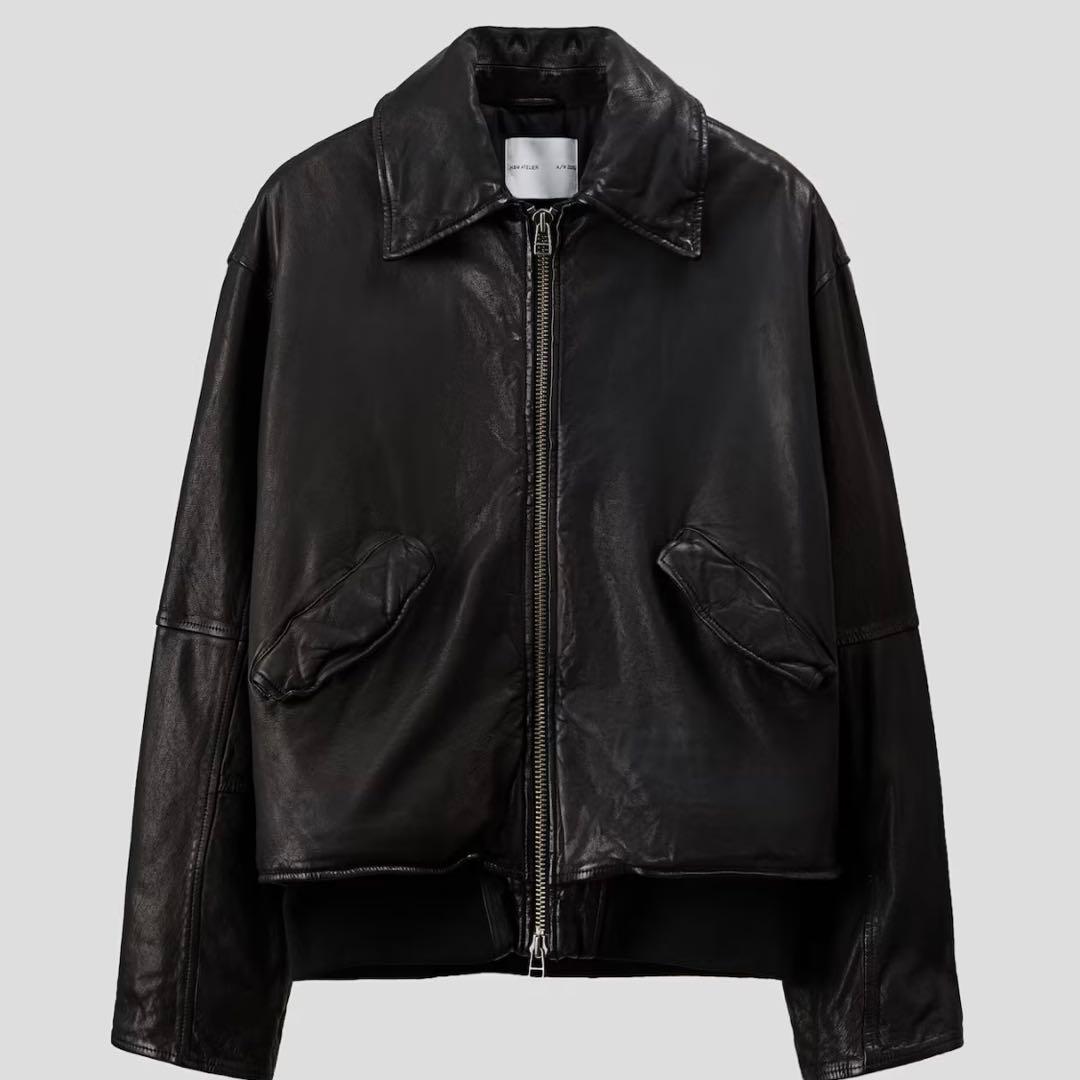  ATELIER ルーズフィット レザー アビエータージャケット M 新品