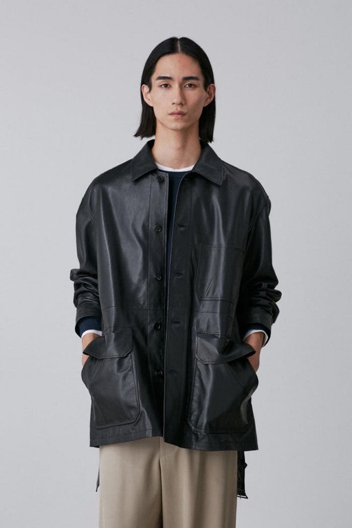 YLEVE GLOVE SHEEP LEATHER COVERALL レザー