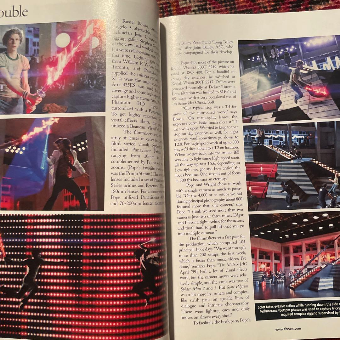 アメリカンシネマトグラファー　アンジェリーナ・ジョリー ソルト　映画雑誌