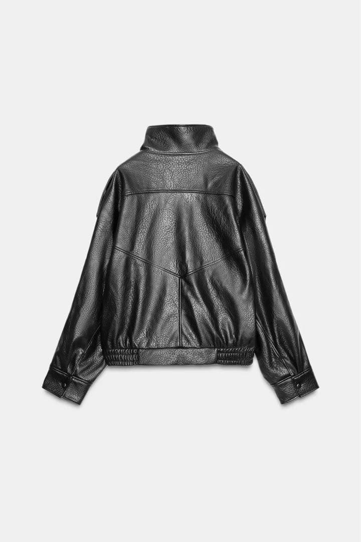 ZARA フェイクレザージャケット XXL