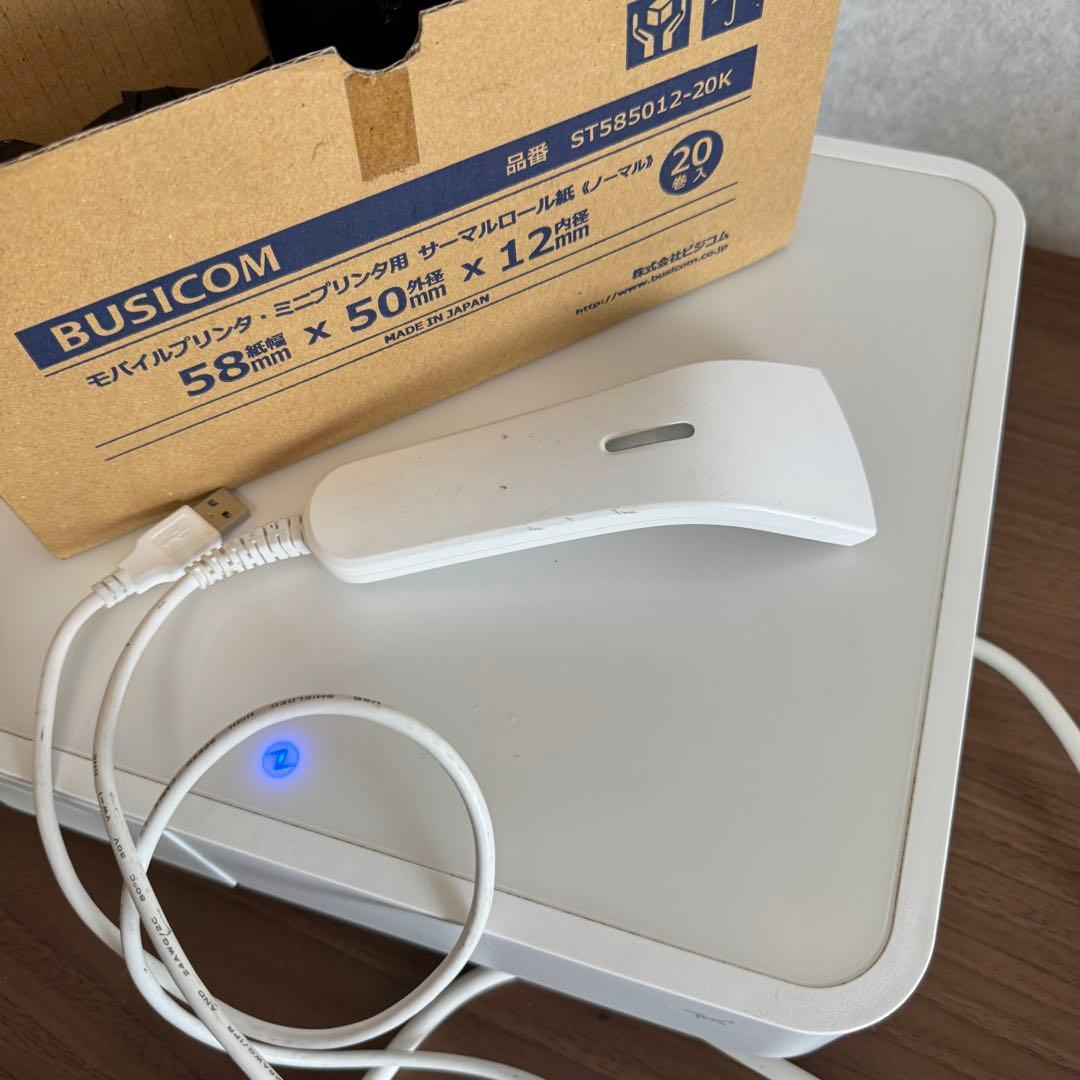 スター精密　mPOP10WHT Bluetooth エアレジ対応 おまけつき