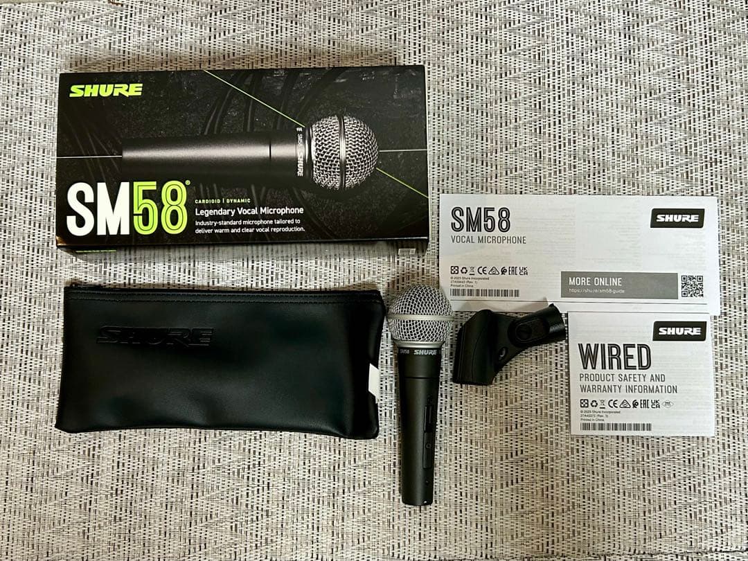 SHURE SM58SE マイク 箱付 美品 定番