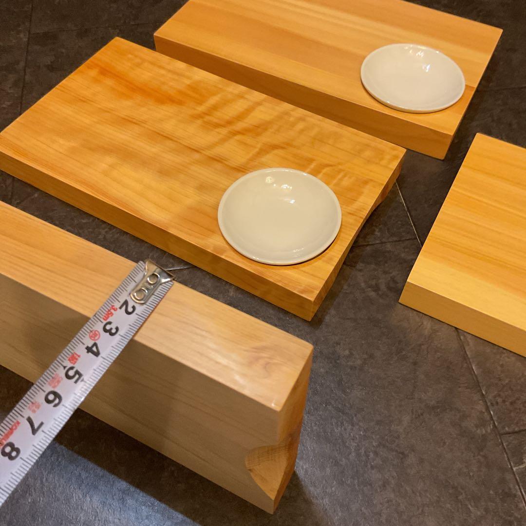 お寿司用　ひのき製　プレート　お寿司　sushi plate