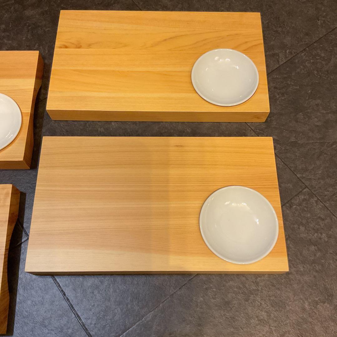 お寿司用　ひのき製　プレート　お寿司　sushi plate