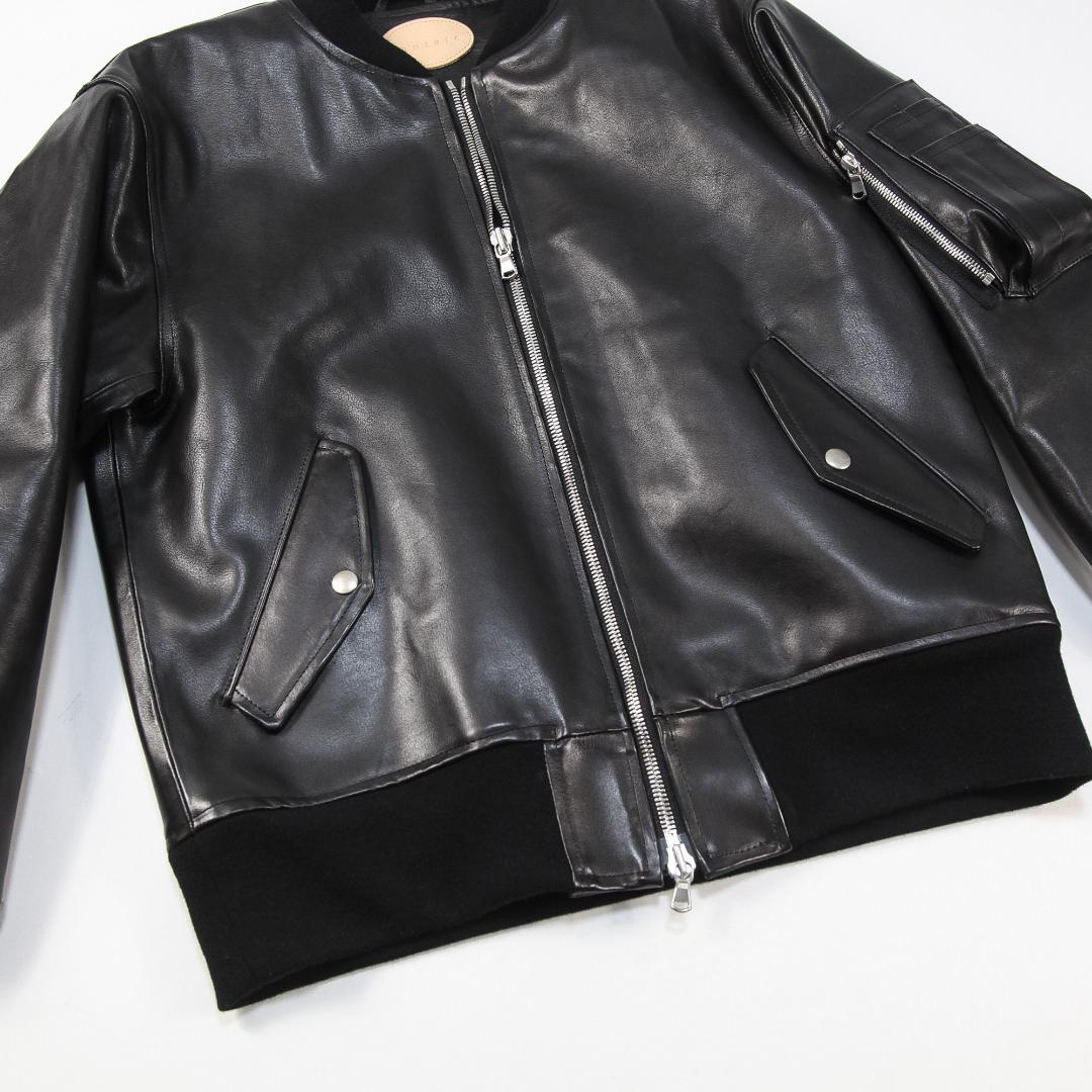 極美品 cantate 25AW Leather Flight Jacket