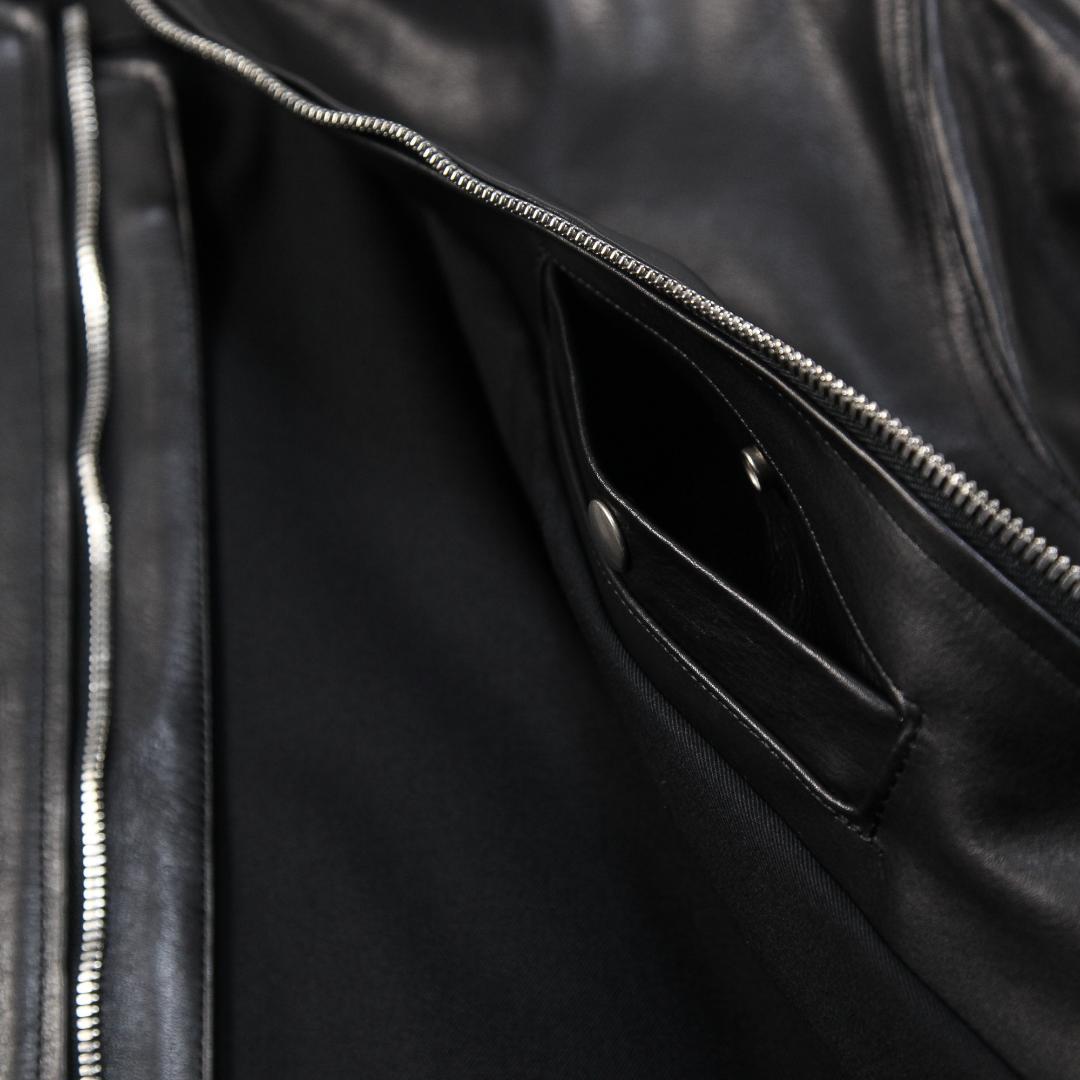 極美品 cantate 25AW Leather Flight Jacket