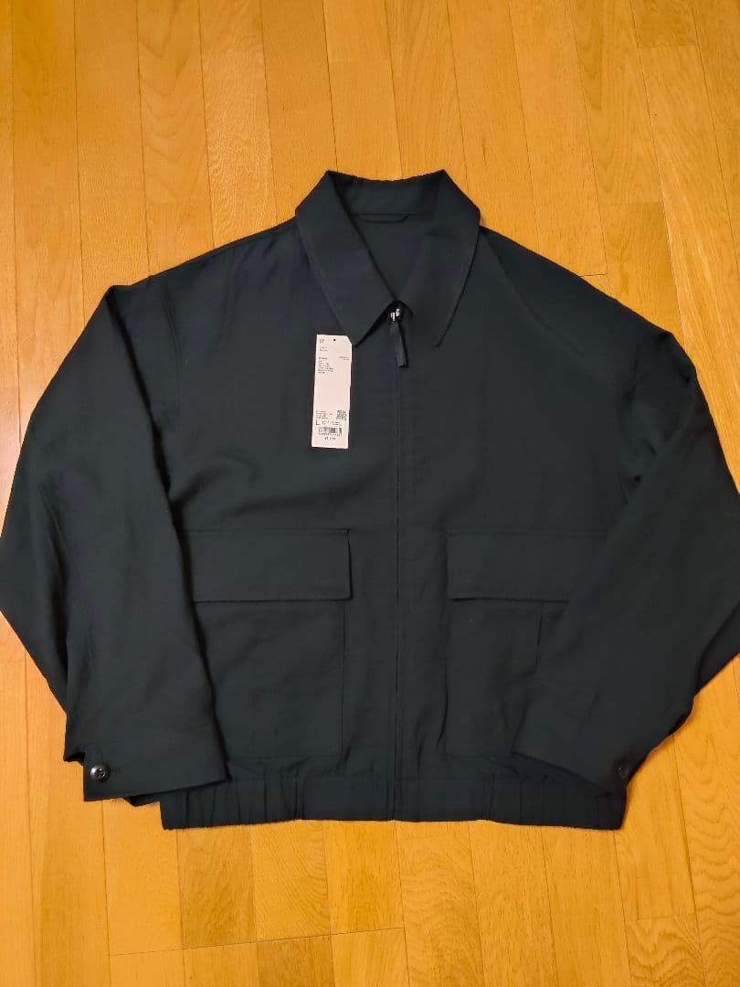 【タグあり新品】UNIQLO U 26SS ショートブルゾン L BLACK