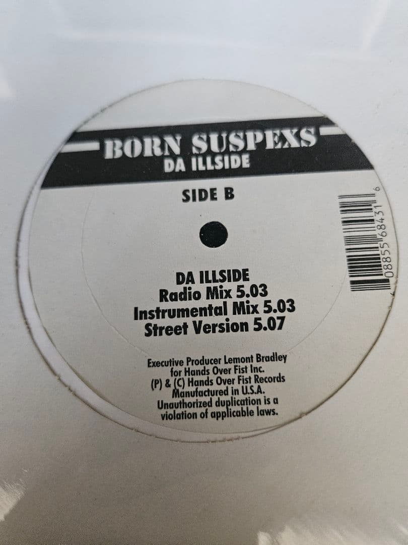 洋楽 BORN SUSPEXS  OF DA BLITZ DA ILLSIDE