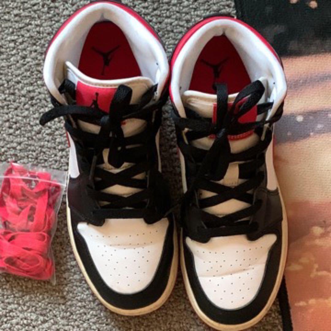 Air Jordan ハイカットスニーカー ホワイト/ブラック/レッド