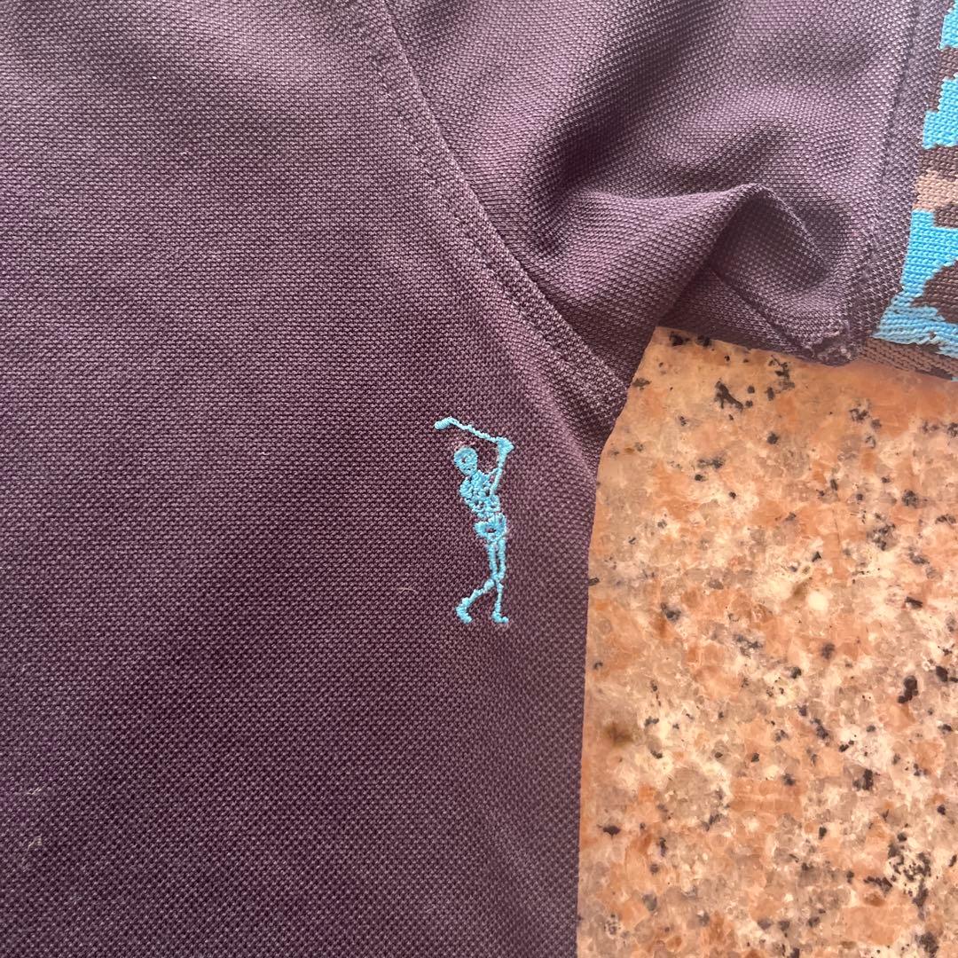 MARK & LONA スカル刺繍ポロシャツ ニットセーター