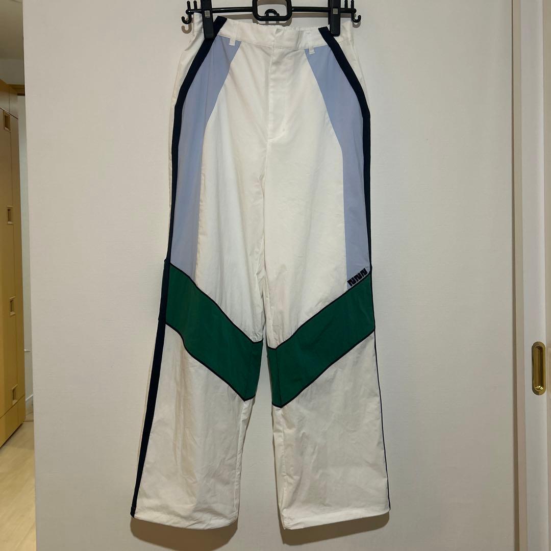 NBB WEEKEND ストレートパンツ ホワイト
