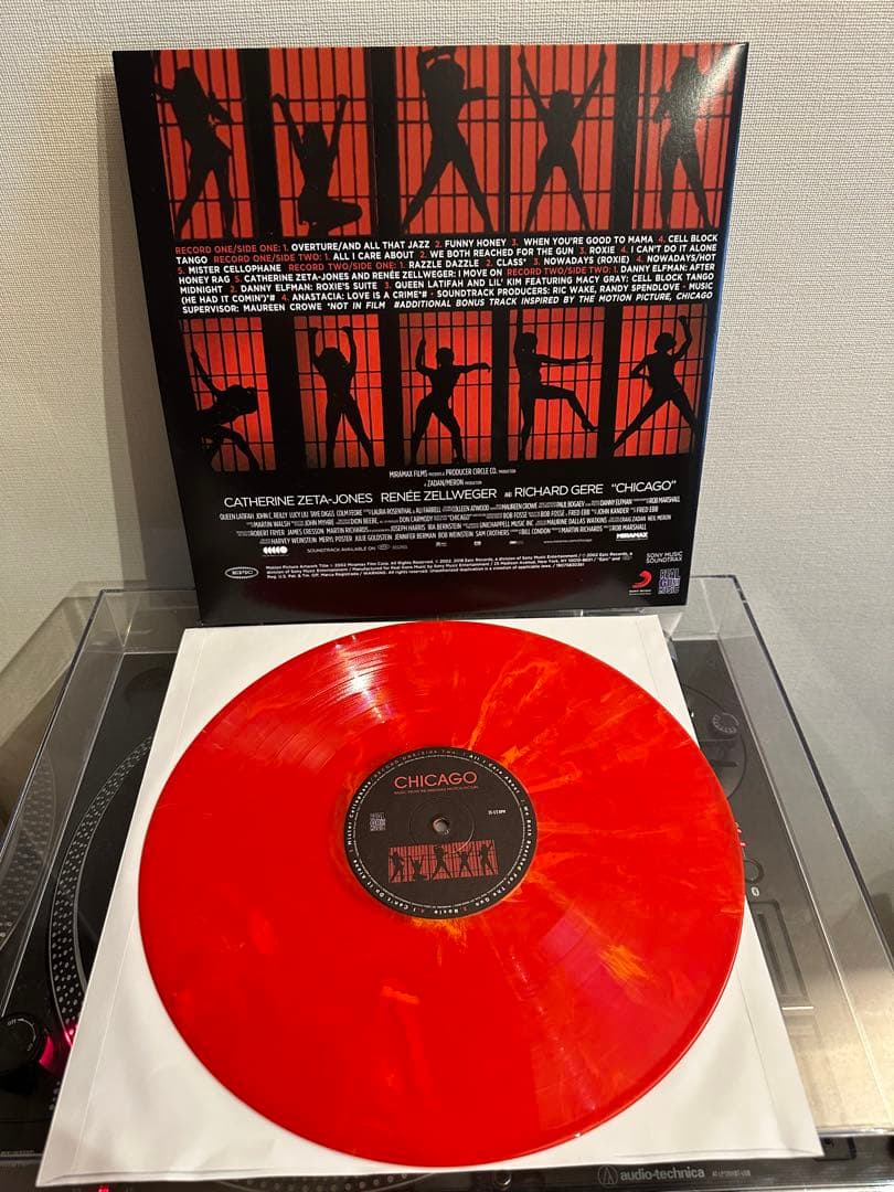 【入手困難激レア】映画CHICAGO サウンドトラック レコード 赤
