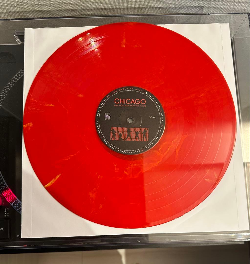 【入手困難激レア】映画CHICAGO サウンドトラック レコード 赤